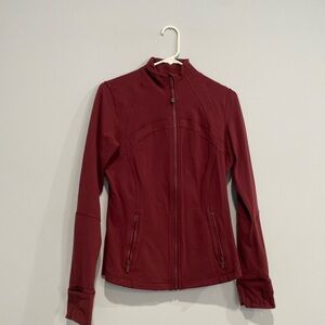 lululemon athletica Burgundy Zip-Up Jacket